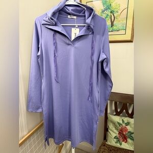 Wildtrest Hooded Vee Neck Athletic Dress. NWT. Size Small.